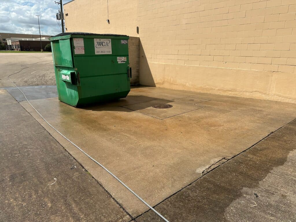 Dumpster Pad Cleanup